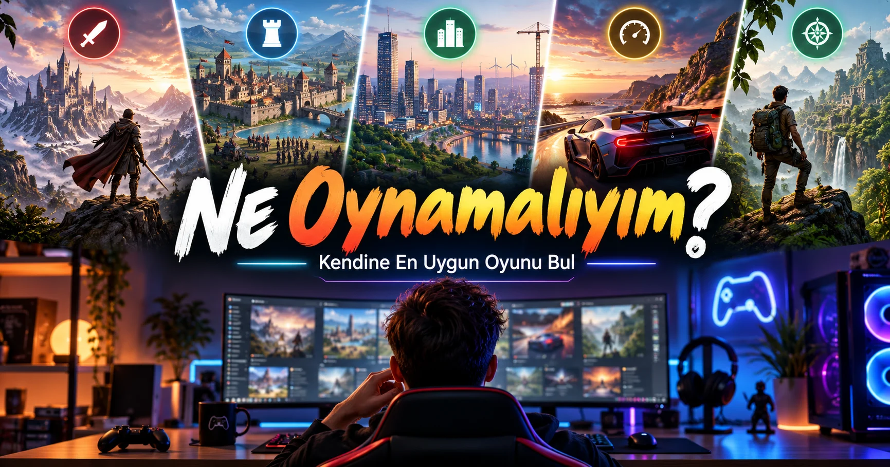 Ne Oynamalıyım? PC Oyunları ve Oyun Seçme Rehberi